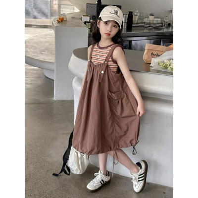 dress girls blaster ruched charm - CAP3107242442DR15